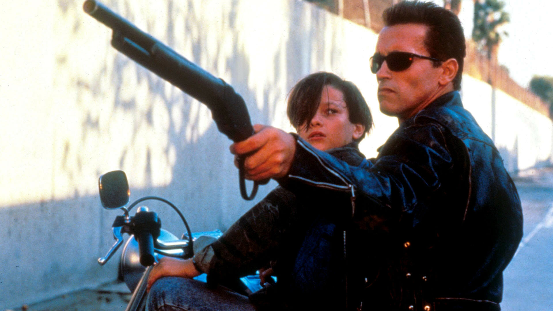 آرنولد شوارتزنگر در نمایی از فیلم سینمایی ترمیناتور: روز قضاوت (1991)